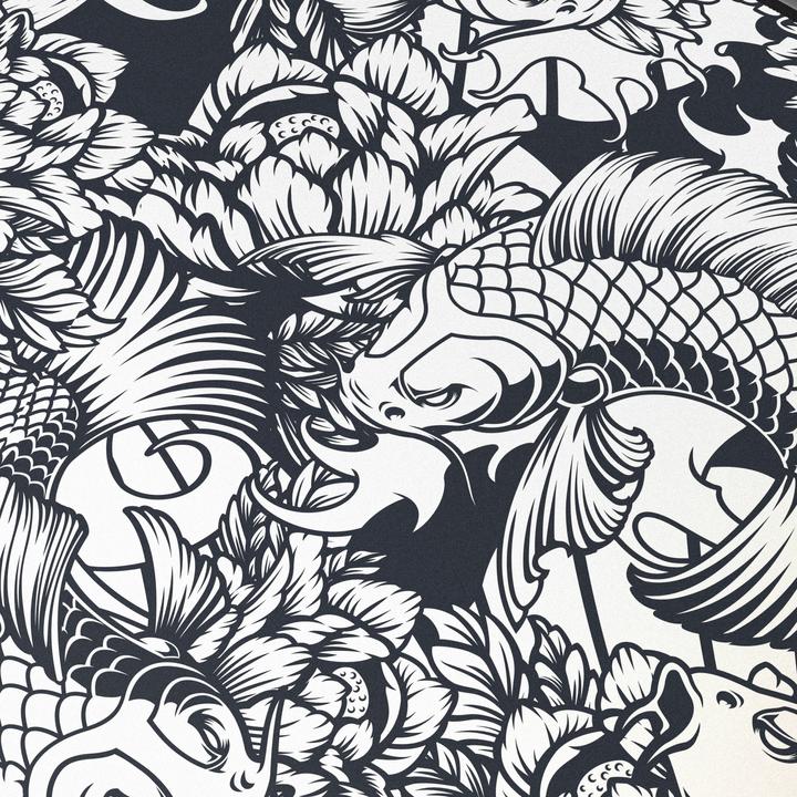 Image du produit Titanwolf Tapis de souris gaming, 900 x 400mm Tapis de souris XXL, améliore la précision et la vitesse, Koi (XXL)