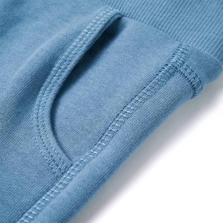 Produktbild VidaXL Kinder-Trainingshose Mittelblau 128,Material: 80 (128)