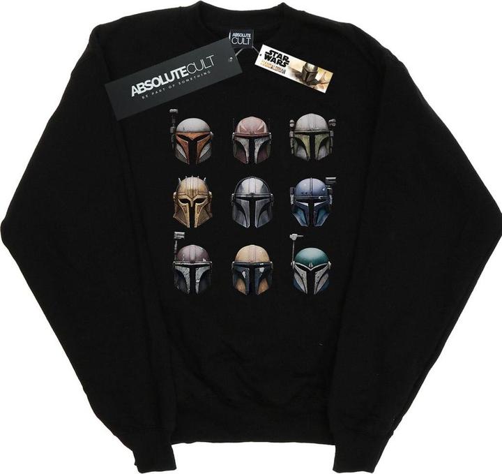 Immagine prodotto Star Wars The Mandalorian Helmet Display Felpa Donna (M)