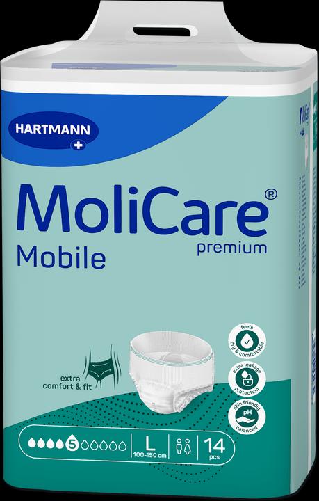 Produktbild MoliCare Mobile 5 Inkontinenz Pants (14 x, L)
