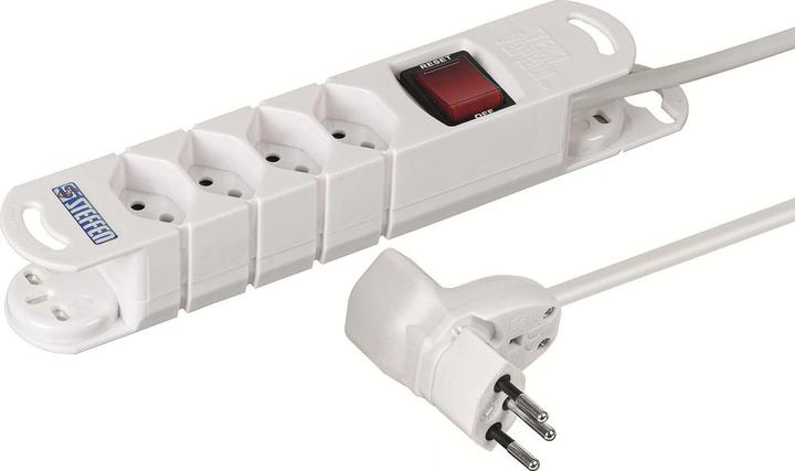 Actual product image Steffen Socket strip VARIABL 4 x T13, Mister T 320°. (4 x, Type 13, 3 m)