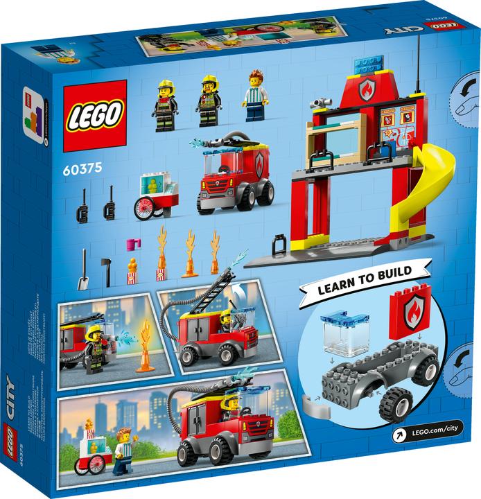 Actual product image LEGO Fire station and fire truck (60375, LEGO City)