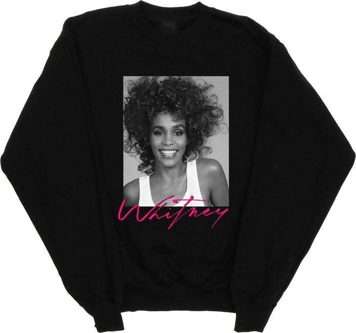 Whitney Houston Smile Photograph Sweatshirt