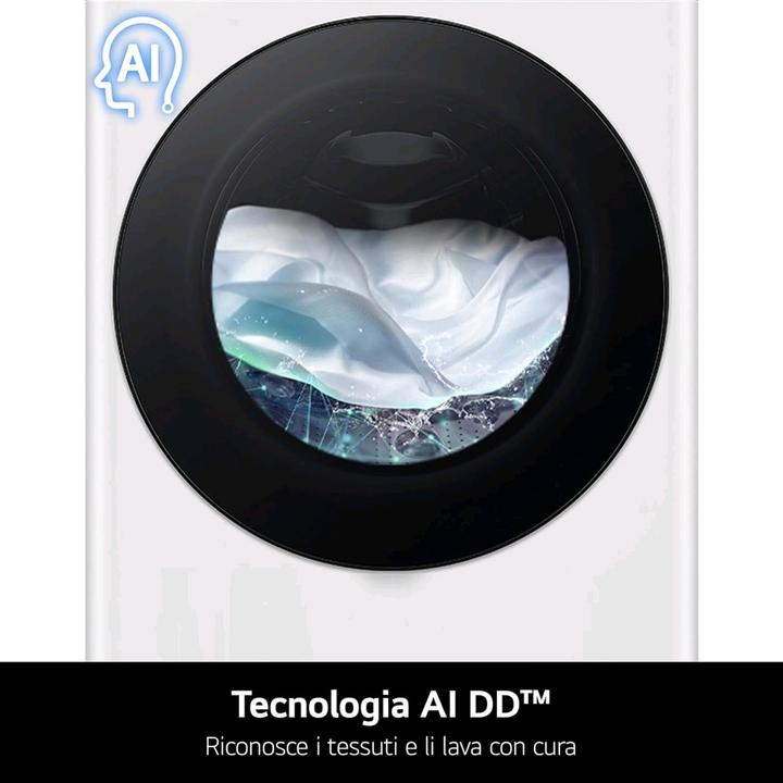 Image du produit LG F2R7S09TSWC Lave-linge Slim 9" à chargement frontal (9 kg, Gauche)