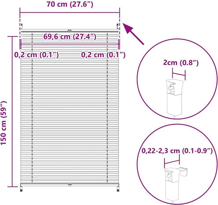 Produktbild VidaXL Eward (70 x 150 cm)