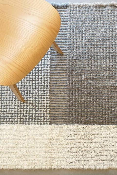 Actual product image Lorena Canals Carpet Kaia smoke (120 x 120 cm)