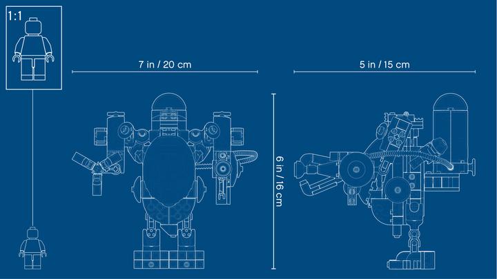 Actual product image LEGO Eggheadat the robot food battle (70920, LEGO DC)