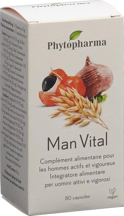 Image du produit Phytopharma Man Vital (80 pièce(s), Capsules, 76 g)