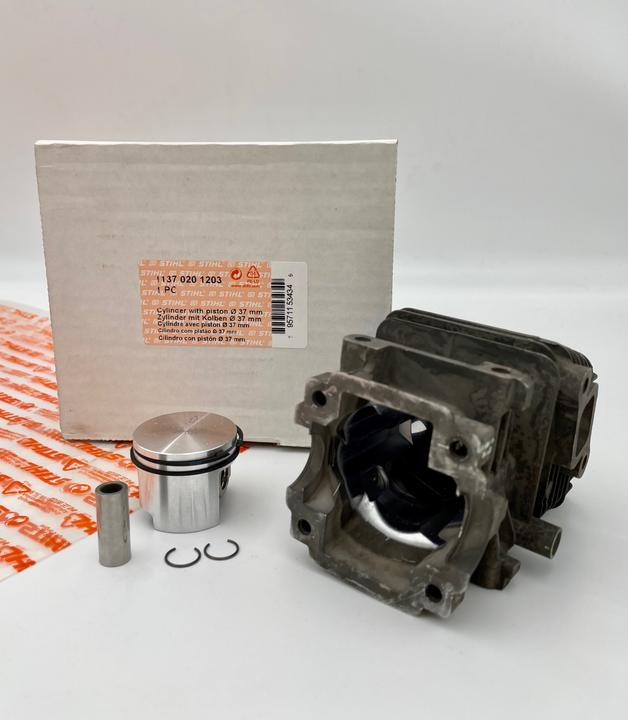 Image du produit Stihl Cylindre original + piston Ø 37 mm MS192T, 11370201203 (Pièces de rechange pour machines de jardinage)