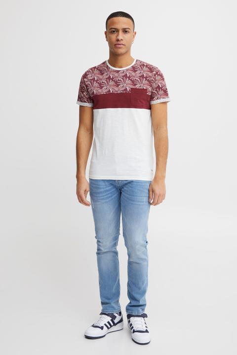 Immagine prodotto Solid Florian T-Shirt Con Disegno Maglietta A Manica Corta Da Uomo Con Girocollo In Cotone 100% (M)