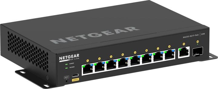 Actual product image Netgear M4250-9G1F-PoE+ (10 Ports)
