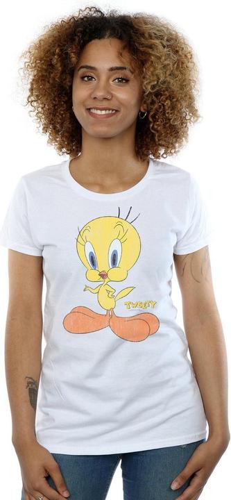 Actual product image Looney Tunes Womens/Ladies Tweety Pie Distressed Cotton T-Shirt (XL)