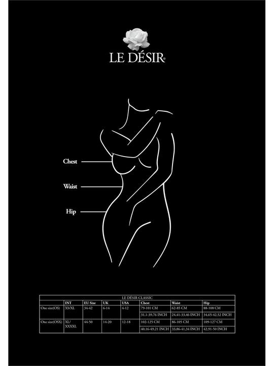 Actual product image Le Désir Fishnet and Lace Bodystocking (One size)