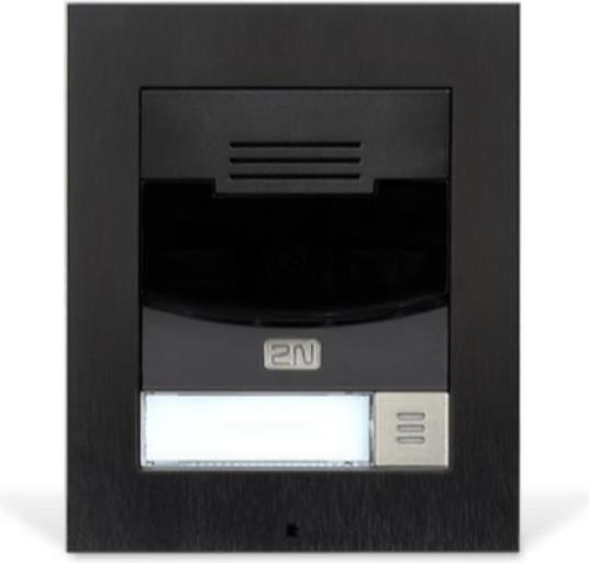 Produktbild 2N IP Türstation IP Solo ohne Kamera, Wandmontage, schwarz (Kabelgebunden)