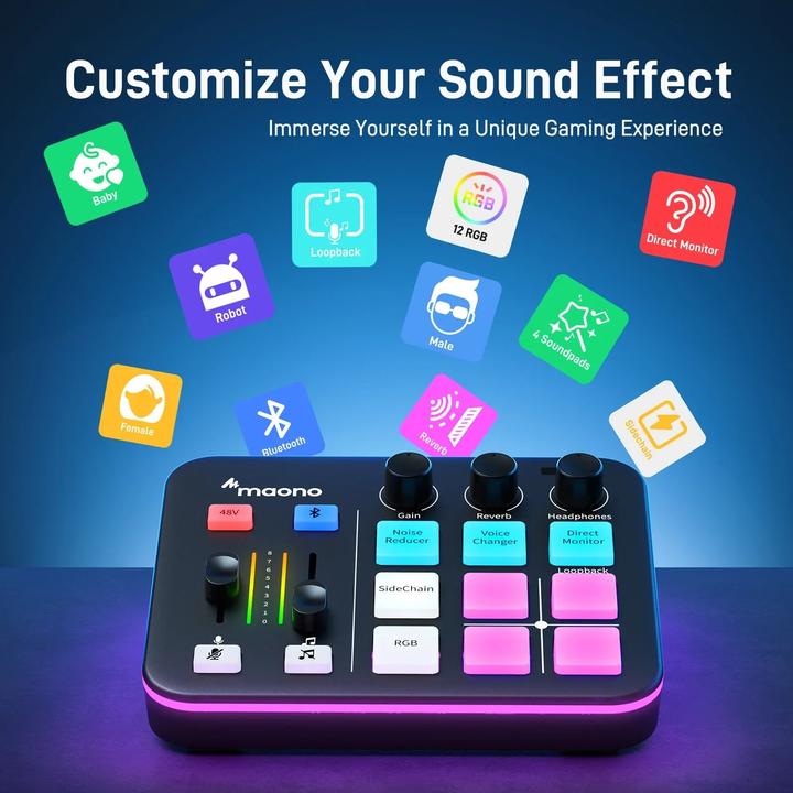 Immagine prodotto Maono G1 NEO Gaming Audio Mixer (USB-C)