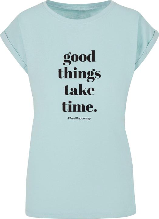 Immagine prodotto Merchcode Maglietta da donna "Le cose belle richiedono tempo" - 117487 (3XL)