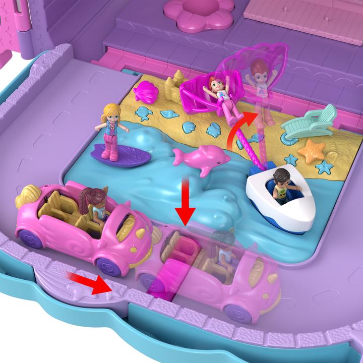Actual product image Polly Pocket Holiday in a rolling suitcase