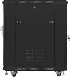 Produktbild Lanberg STEHENDER RACK-SCHRANK 19" 15HE 600X800 SCHWARZ PERFORIERTE TÜR (FLACHE PACKUNG) (15 HE, 19 Zoll Rack)