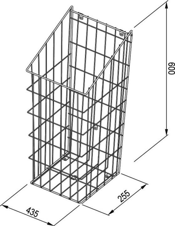 Actual product image OK-Line Wire laundry basket (1 pcs.)