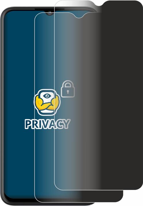Actual product image BROTECT Anti-spy privacy film Blue light protection film (2 Piece, ZTE Blade A53 Pro)