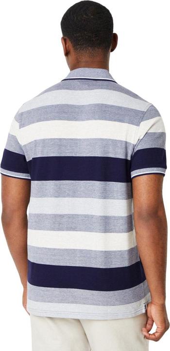 Actual product image Universal Textiles Mens Barbados Stripe Polo Shirt (M)