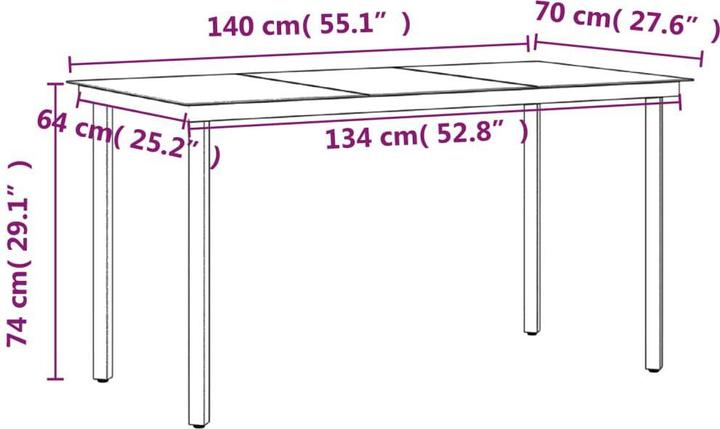 Produktbild VidaXL Norris (70 cm)