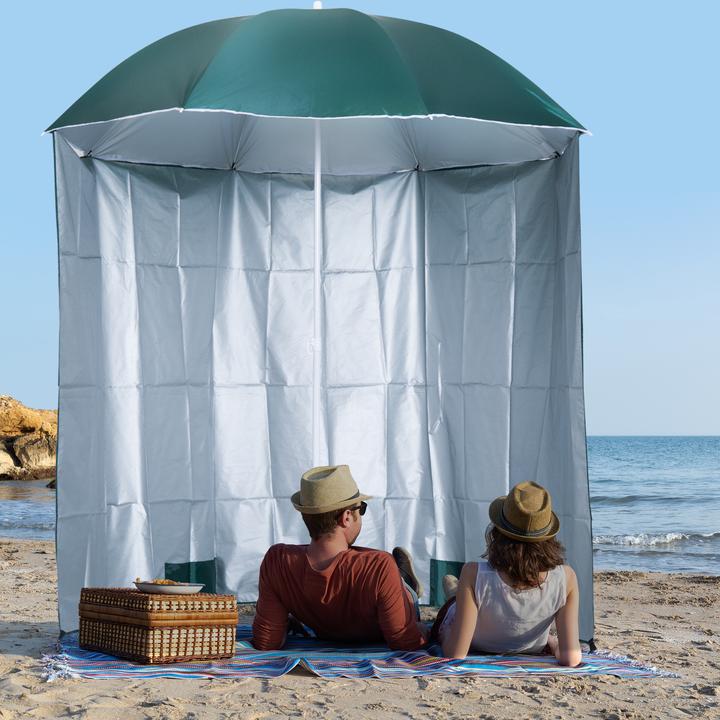 Immagine prodotto Outsunny Ombrellone con parete laterale (2.20 m)