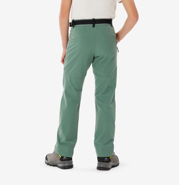 Immagine prodotto Quechua Kids’ Softshell Hiking Trousers 7-15 Years - MH900 - Green (14, 15, 16)