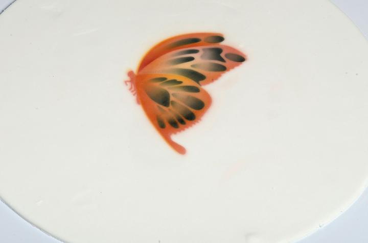Produktbild Martellato Airbrush Schablone Schmetterling