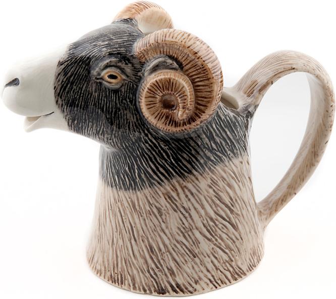 Actual product image Quail Ceramics 0.3 l milk jug Swaledale sheep brown (0.30 l)