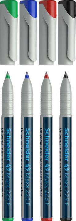Produktbild Betzold Folienschreiber, wasserlöslich (Assortiert, 0.70 mm, 4 x)