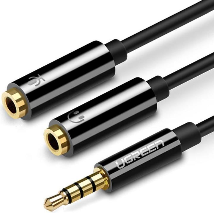 Produktbild Ugreen Headset Splitter (0.15 m, 3.5mm Klinke (AUX))