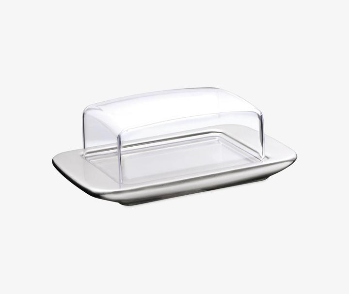Productafbeelding WMF Botervloot botervloot 12x17cm plastic deksel zolder brunch roestvrij staal mat (1.05 l)