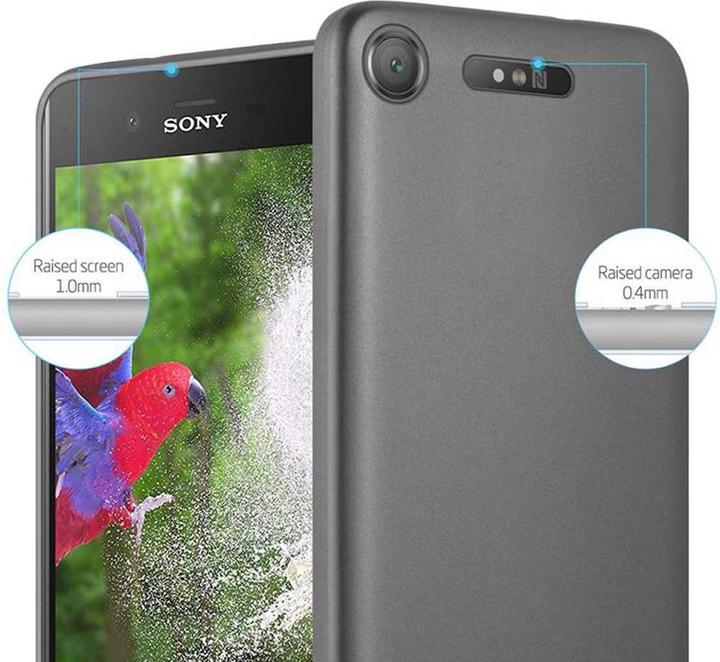 Productafbeelding Cadorabo TPU matte metalen hoes (Sony Xperia XZ1)