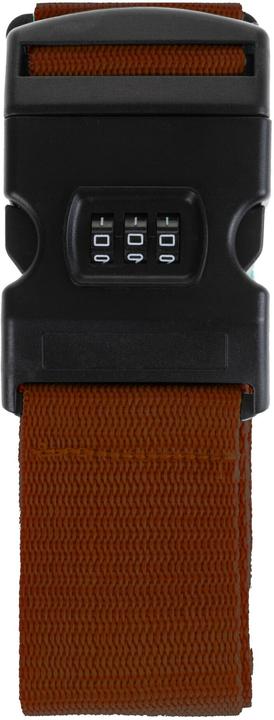 Actual product image FTM Luggage lock luggage strap brown