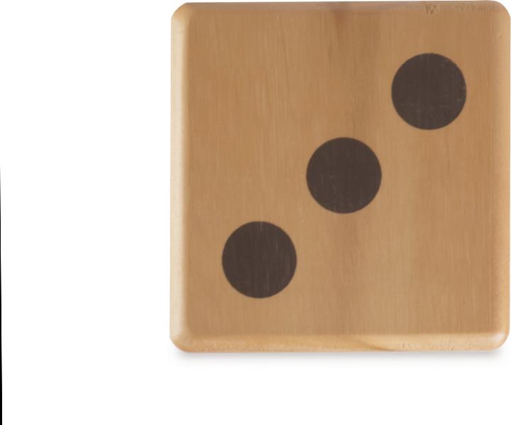 Immagine prodotto Casinoshop Cubo di legno jumbo (1 cubo)