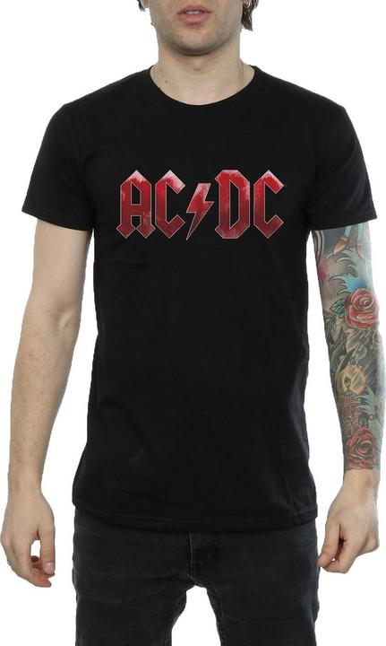 Actual product image AC/DC Mens Ice Logo Cotton T-Shirt (S)
