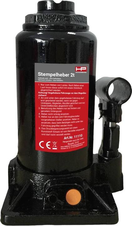 HP Autozubehör Cric hydraulique 2 tonnes Hauteur de travail : 158 - 308 mm