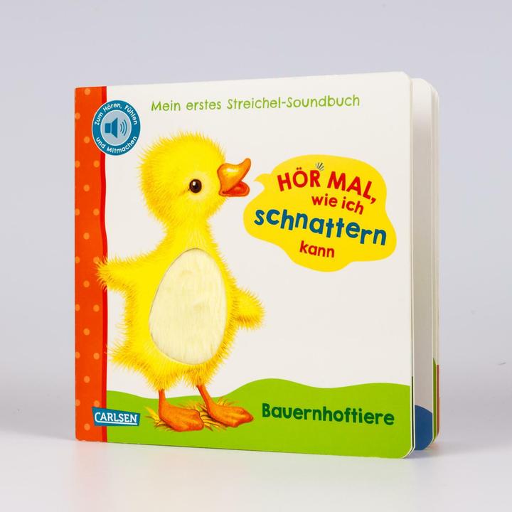 Produktbild Hör mal, wie ich schnattern kann (Mein erstes Streichel-Soundbuch 1) (Deutsch)
