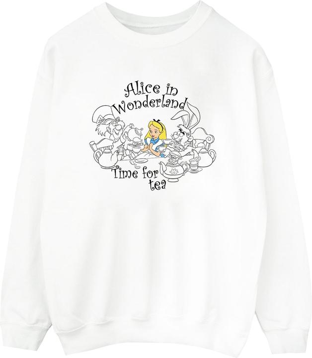 Disney Alice In Wonderland Time For Tea Sweatshirt