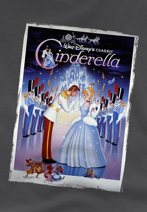 Actual product image Cinderella Childrens/Kids Poster T-Shirt (152, 158)