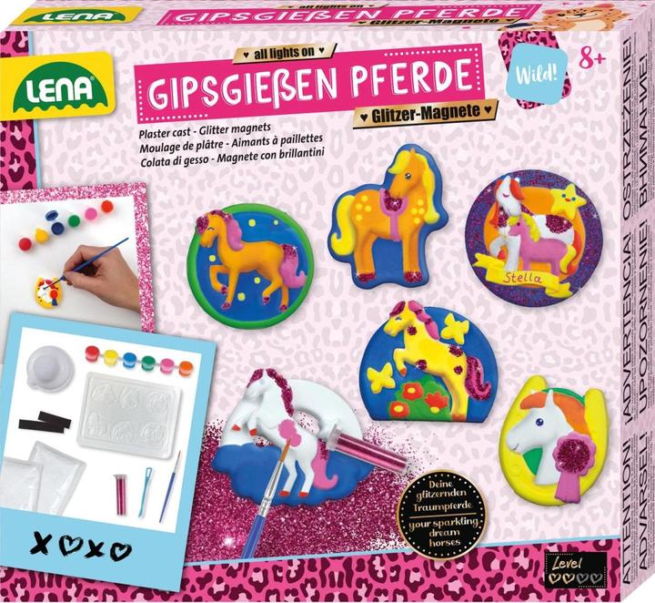 Immagine prodotto Lena Cavalli in gesso con glitter