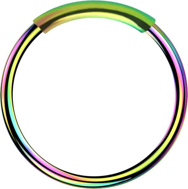 Produktbild Star Piercing Nasenring endlos farbig (Chirurgenstahl 316L)