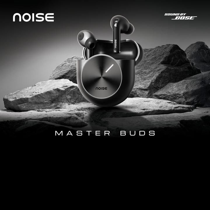 Image du produit Noise Master Buds Truly Wireless Earbuds ANC Onyx Black (44 h, Sans fil)