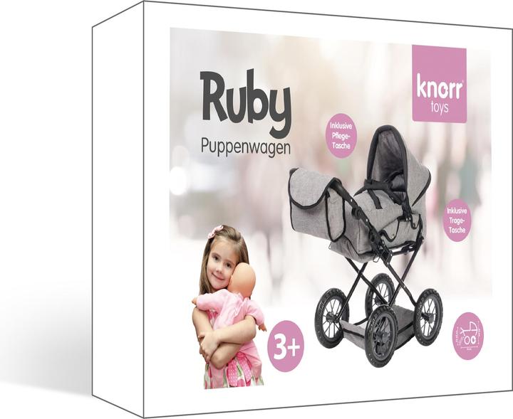 Produktbild Knorrtoys Puppenwagen Ruby - stone black