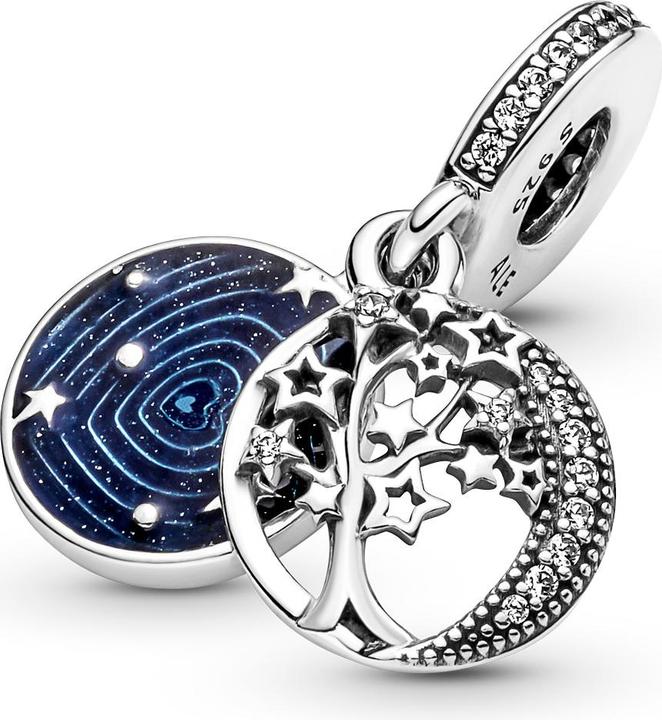 Actual product image Pandora Tree, galaxy & moon (Silver 925)