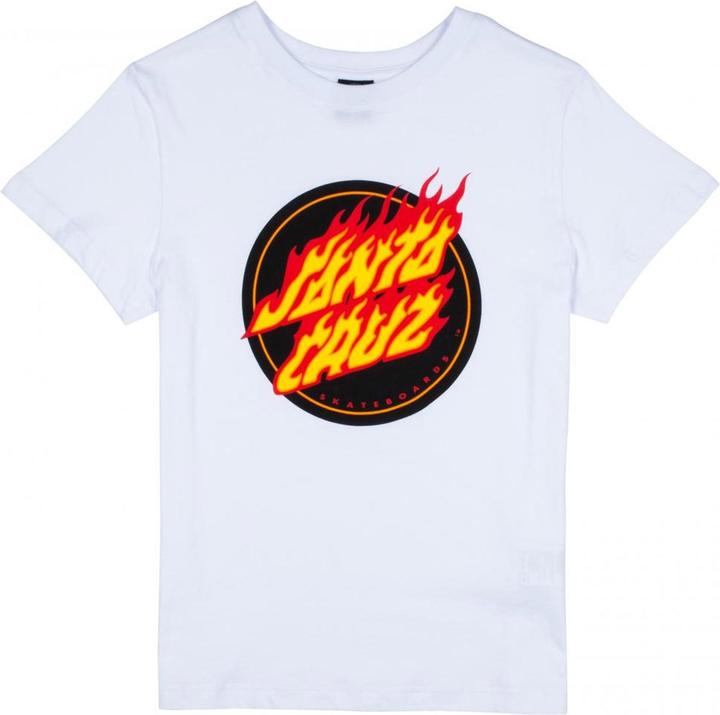 Actual product image Santa Cruz Flame Dot Tee (10)