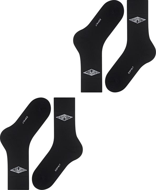 Image du produit Esprit Unisex Logo SO 2P (lot de 2, 39 - 42)