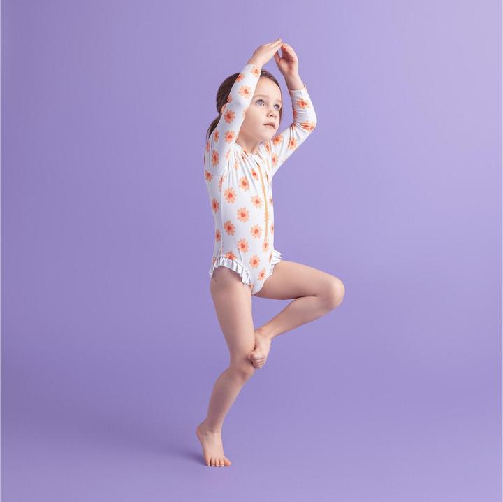 Immagine prodotto Swim Essentials Costume da bagno a maniche lunghe Flower Hearts taglia 86/92 (86)