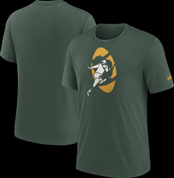 Nike Green Bay Packers Rewind Triblend T-Shirt M (M)
